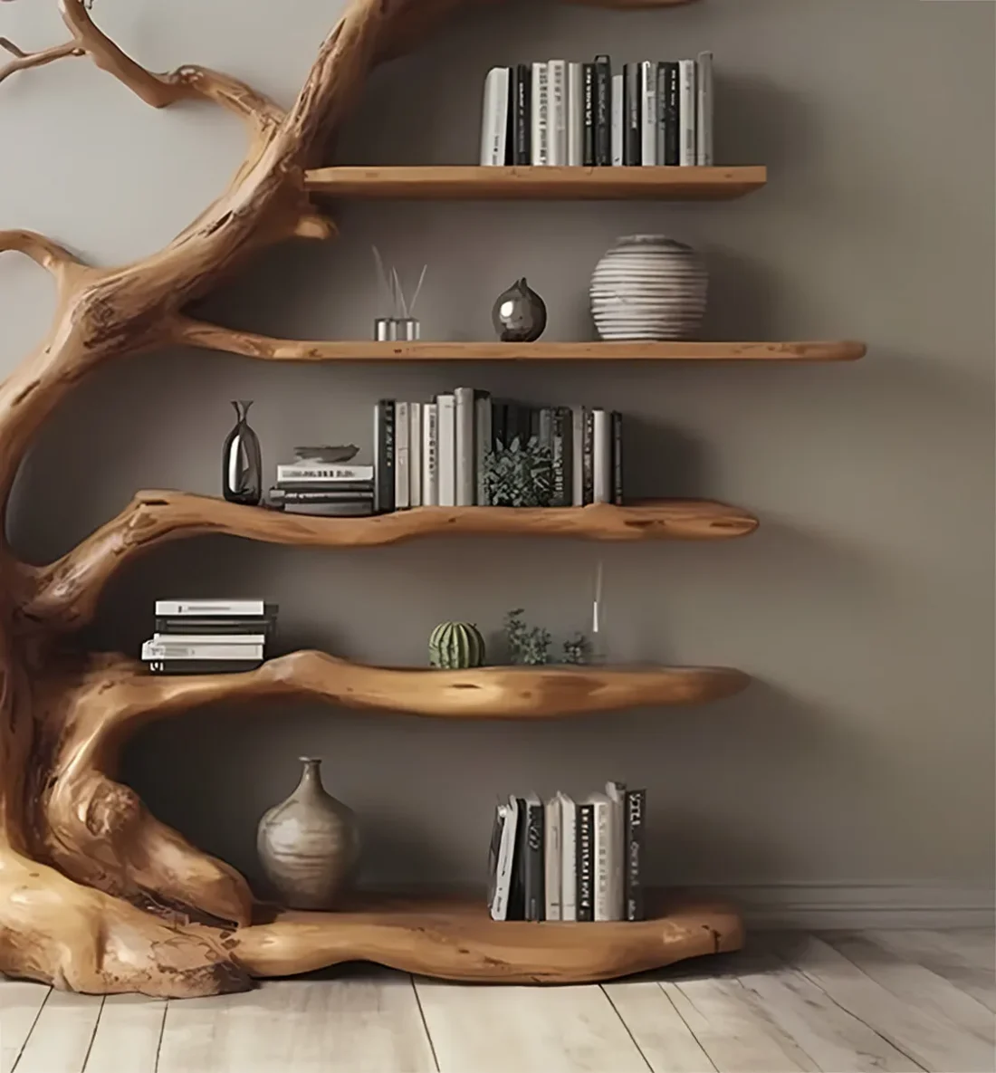 Coastal Timber Limb Reading Stand Surface Fixed Interior Accent - Image 4