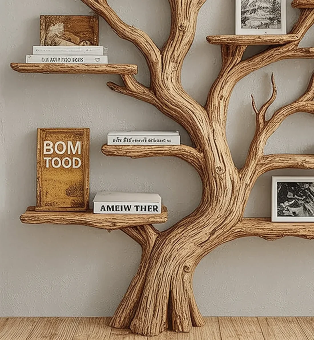 Arbor Silhouette Timber Literature Tower for Lounge and Study - Image 4