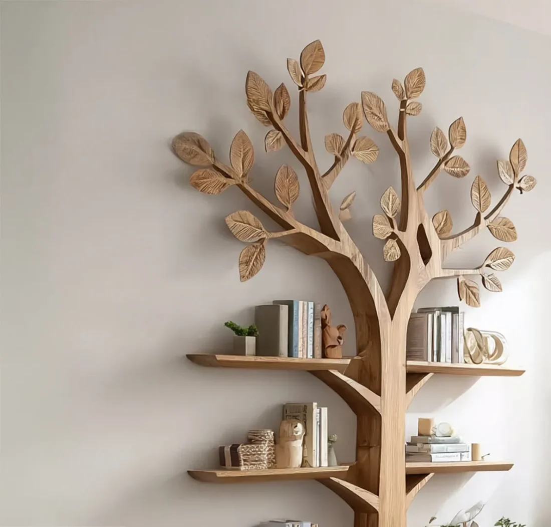 Timber Arbor Reading Tower Surface Fixed Organic Finish Furnishing - Image 2