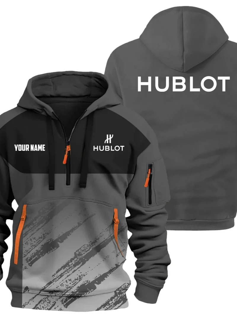 Hublot Exclusive Logo Performance Hoodie Half Zipper OUWC3DHHZ004HBZ - Hublot Hoodie